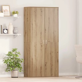 vidaXL Γραφείο 80 x 39 x 178 εκ Επεξεργασμένο ξύλο artisan δρυς