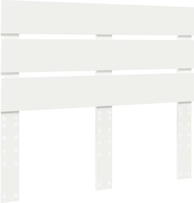 vidaXL Κρεβάτι Αποθήκης Λευκό 135 x 190 cm Επεξεργασμένο ξύλο