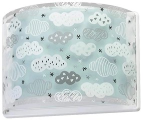 Φωτιστικό Τοίχου - Απλίκα Clouds 41418 H Green Ango Polypropylene