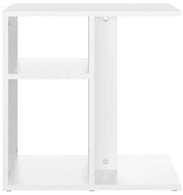 Τραπέζι Βοηθητικό Λευκό 50 x 30 x 50 εκ. από Μοριοσανίδα - Λευκό