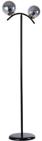Φωτιστικό Δαπέδου 534LUN5455 30x148cm 2xE27 40W Fume-Black Opviq