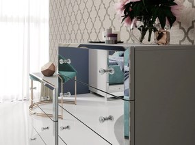 Συρταριέρα Glass mini-Γκρι