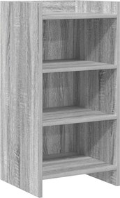vidaXL Πλαϊνό γραφείο Γκρι Sonoma 40 x 36 x 80 εκ Επεξεργασμένο Ξύλο