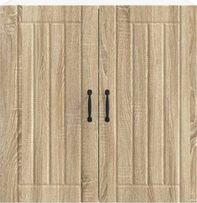 vidaXL Ντουλάπα Τοίχου LUCCA Sonoma Δρυς 80 x 31 x 80 εκ.