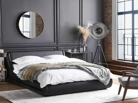 Κρεβάτι Berwyn 505, 180x200, Οικολογικό δέρμα,  Τάβλες για Κρεβάτι, 200x221x70cm, Λεύκα