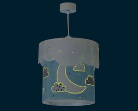 Φωτιστικό οροφής Ango Moon-Μπλε