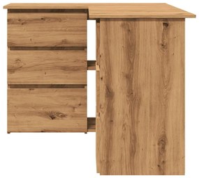 vidaXL Γωνιακό γραφείο Artisan Oak 145x100x76 cm Κατασκευασμένο ξύλο