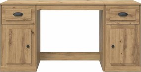 vidaXL Γραφείο με Ντουλάπι Artisan Oak Επεξεργασμένο Ξύλο