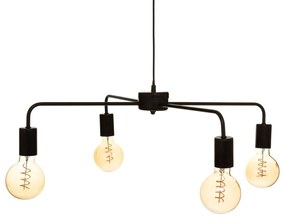 Φωτιστικό Οροφής Πολύφωτο A-S Keli Black 173264B