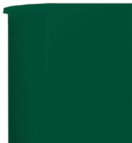 vidaXL Προστατευτικό Αέρα με 9 Πάνελ Πράσινο 1200 x 120 εκ. Υφασμάτινο