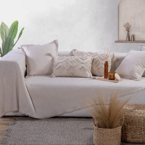Ριχτάρι Aronia Ecru Nef-Nef Τριθέσιο 170x300cm Cotton-Polyester