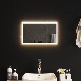 vidaXL Καθρέφτης Μπάνιου με LED 30x50 εκ.