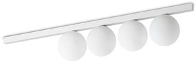 Φωτιστικό Οροφής - Ράγα Binomio 328454 86x12x15cm 4xG9 4W White Ideal Lux