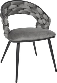 ΚΑΡΈΚΛΕΣ &amp; ΠΟΛΥΘΡΌΝΕΣ SAWYER CHAIR GREY A1 HD0360