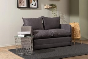 Διθέσιος Καναπές Κρεβάτι Γκρι SAGA 128x70x66