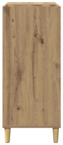 vidaXL Δισκοθήκη τεχνίτης Δρυς 84,5 x 38 x 89εκ από Επεξεργασμένο Ξύλο
