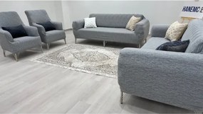 Stewehome Σετ καλύμματα καναπέ από πολυεστέρα και βαμβάκι με ριγέ σχέδιο 180x230 cm