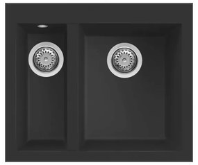 Νεροχύτης κουζίνας QUADRA 150 Nero 40 ELLECI 59x50cm