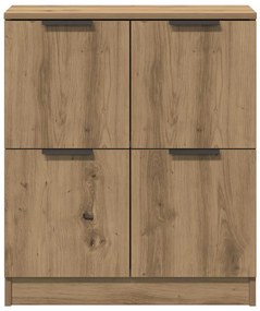vidaXL Μπουφές Αρτισιανή Δρυς 60 x 30 x 70 εκ. από Επεξεργασμένο Ξύλο