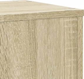 vidaXL Βάσεις Φυτών 2 Τεμ. Sonoma Δρυς 30x30x50 εκ. Επεξεργασμένο Ξύλο