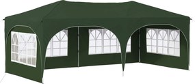 vidaXL Αυτοσχέδιο Μόρφωση 574 x 289 x 245 cm Πράσινο Ύφασμα Όξφορντ