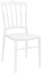 Καρέκλα Ακρυλική 4τμχ Opera Glossy White 45Χ52Χ92εκ.