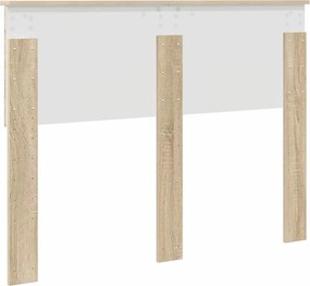 vidaXL Κεφαλάρι Δρύς Sonoma 120 cm Επεξεργασμένο ξύλο
