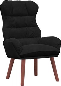 vidaXL Πολυθρόνα Μαύρο 69 x 74 x 93 εκ. Βελούδο