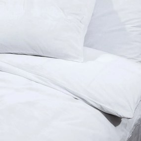 Σετ Παπλωματοθήκη vidaXL Λευκό 135x200 εκ. Βαμβακερό