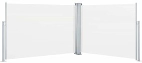 vidaXL Σκίαστρο Πλαϊνό Συρόμενο Κρεμ 120 x 1000 εκ.