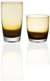 Σετ Ποτήρια Νερού 6τμχ Γυάλινα Irid Amber 540ml CRYSPO TRIO 52.014.50