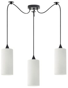 Φωτιστικό Οροφής Κρεμαστό Adept Tube 77-9001 12x300cm 3xE27 60W White Homelighting Crystal,Glass