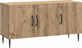vidaXL Ντουλάπι TV 99 x 34,5 x 50 εκ. Artisan Δρυς Επεξεργασμένο Ξύλο