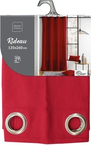 Κουρτίνα Twily Douceur d'intérieur - 135x260cm - Κόκκινο