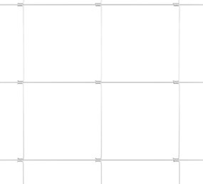 vidaXL Φράχτης  1.6x10 μ Γαλβανισμένος Σίδηρος