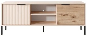 Έπιπλο Τηλεόρασης Rave L_RV_STV_b 153x54x40cm Beige-Natural