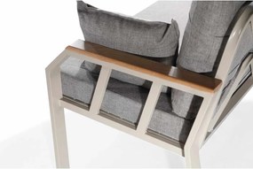 Σετ Κήπου Γαλακτερό Καφέ GRENA 200x58x78
