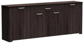 ΜΠΟΥΦΕΣ KINLEY PAKOWORLD GREY-WENGE 210X40X82ΕΚ