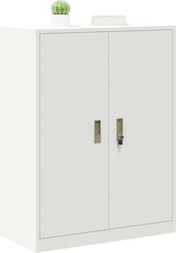 vidaXL Ντουλάπι αποθήκευσης με αποθήκευση Λευκό 80 x 40 x 105 εκ