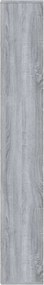vidaXL Βιβλιοθήκη Γκρι Sonoma 155 x 24 x 160 εκ.