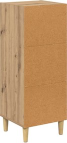 vidaXL Πλαϊνό γραφείο Artisan Oak 34,5 x 32,5 x 90 εκ.