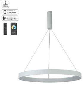 Φωτιστικό Οροφής LED Dimmable Smart WiFi Homelighting Amaya 77-8142 White