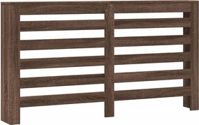 vidaXL Κάλυμμα Καλοριφέρ Καφέ Δρυς 149x20x82 εκ. Επεξεργασμένο Ξύλο