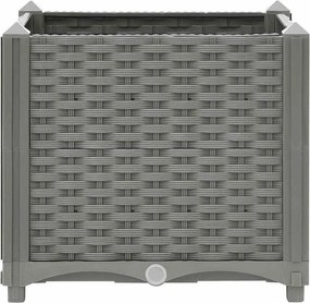 vidaXL Ζαρντινιέρα 40 x 40 x 38 εκ. από Πολυπροπυλένιο
