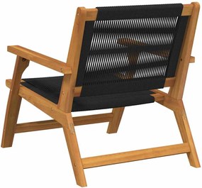 vidaXL Εξωτερικά Έπιπλα 2 pcs Μαύρο 67 x 76 x 73 εκ