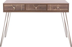 ΚΟΝΣΟΛΑ KAITLYN HM8653 ΚΑΡΥΔΙ ΜΕ ΧΡΥΣΟ 120x55x79,5Y εκ.