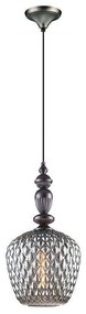Φωτιστικό Οροφής Salem 4169401 Fume Viokef Metal, Glass