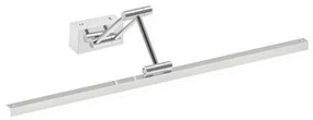 Απλίκα Φωτιστικό Μπάνιου LED 14W Νίκελ IP44 3CCT 60cm Arte Illumina Lano 144-80563 Eurolamp-144-80563-Νίκελ Ματ 144-80563