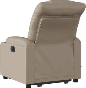 vidaXL Πολυθρόνα Μασάζ Ηλεκ.Ανακλινόμενη με Ανύψωση Συνθ. Δέρμα