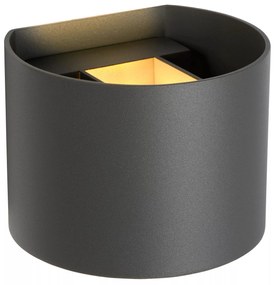 Φωτιστικό Επίτοιχο Lucide 09218-04-36 XIO Γκρι (Grey) 2700 K
